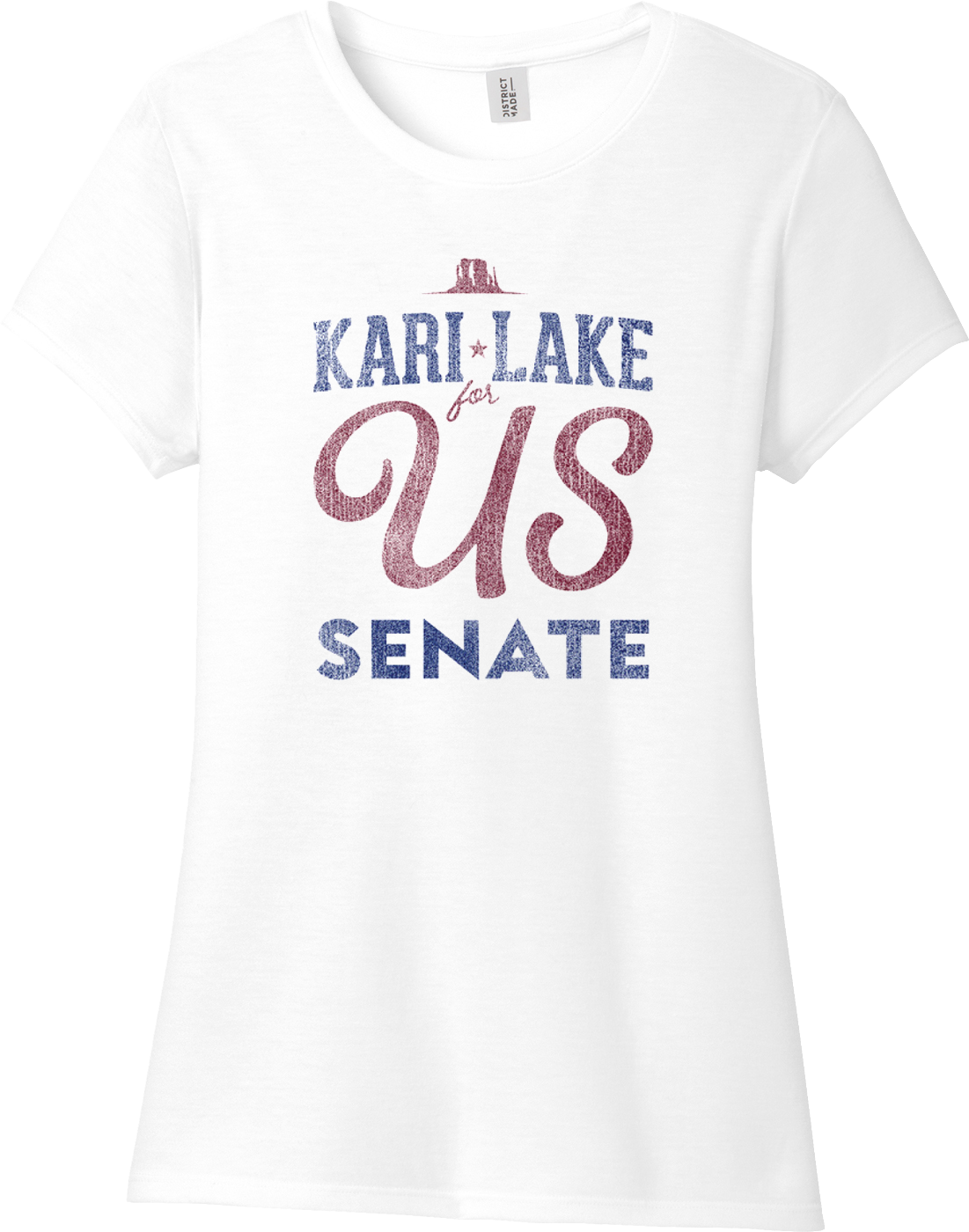 Kari Lake for US: Ladies Crew (White)